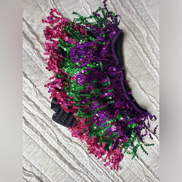 Sequin mini shorts - Picture 6 of 8